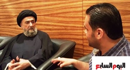 المرجع الشيعى اللبنانى السيد علي الأمين لـ اليوم السابع: الصراع فى دول الإسلام سياسى لا مذهبي-الإساءة للصحابة و أم المؤمنين من المحرمات والمتطاولون سفهاء