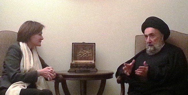 العلاّمة السيد علي الأمين استقبل سفيرة الإتحاد الأوروبي في لبنان أنجيلينا أيخهورست