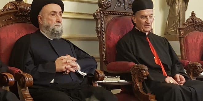 السيد علي الامين - البطريرك الراعي - البطريرك صفير