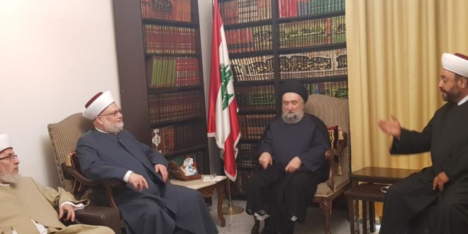 وفد علمائي زار الأمين متضامناً